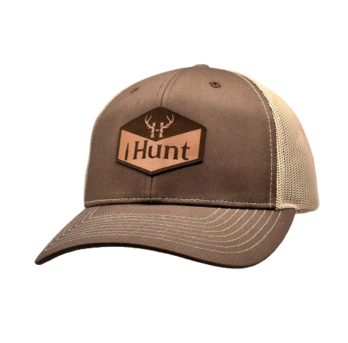 I Hunt Leather Patch