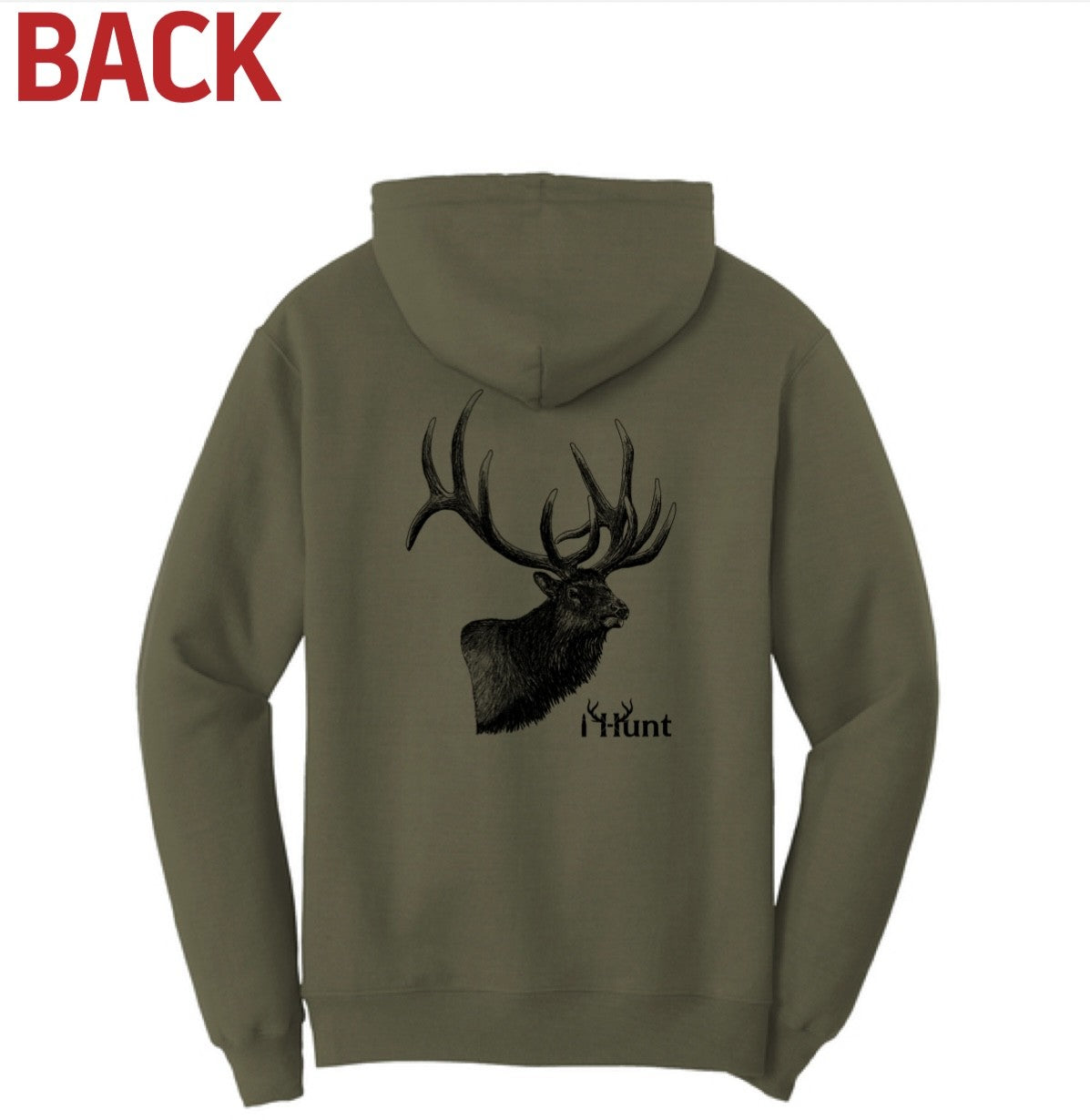 Sport-Tek Poly Fleece Hoodie Elk
