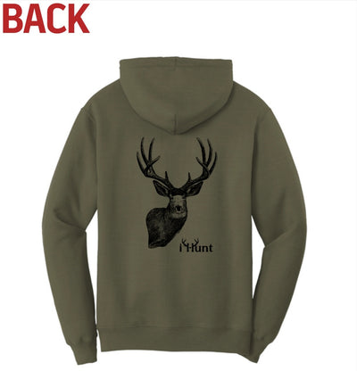 Sport-Tek Poly Fleece Hoodie Mule Deer