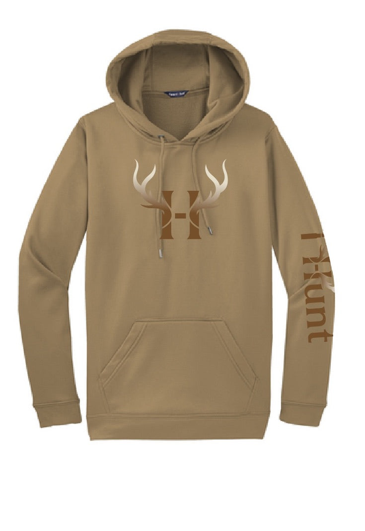 Sport-Wick Fleece IconIc H I-Hunt Hoodie With full I-Hunt Logo on Sleeve