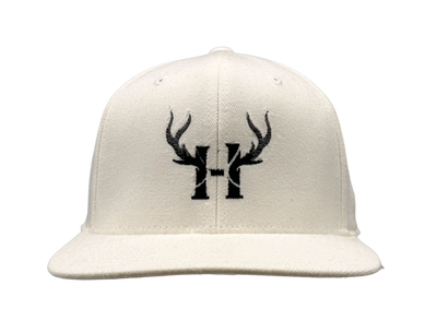 Flexfit Premium Flat Bill,  Iconic H I Hunt Logo